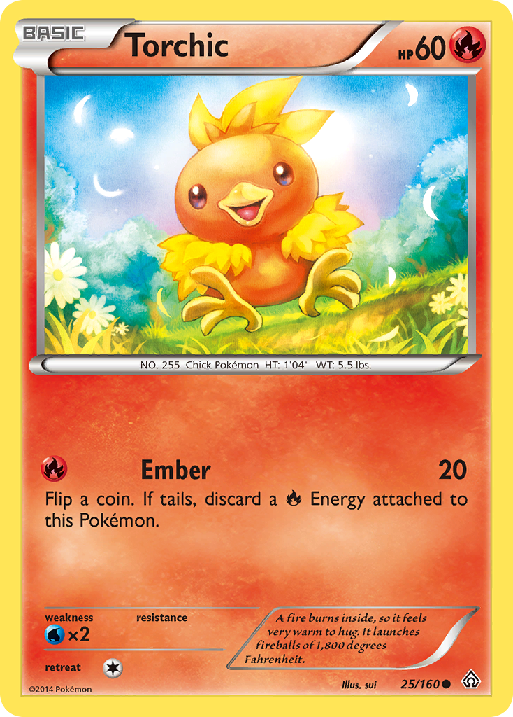 Torchic (25/160) [XY: Primal Clash] | Dragon's Lair Comics and Fantasy Houston TX