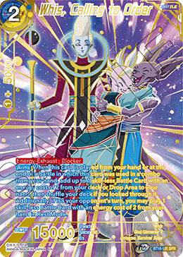 Whis, Calling to Order (SPR) (BT16-131) [Realm of the Gods] | Dragon's Lair Comics and Fantasy Houston TX