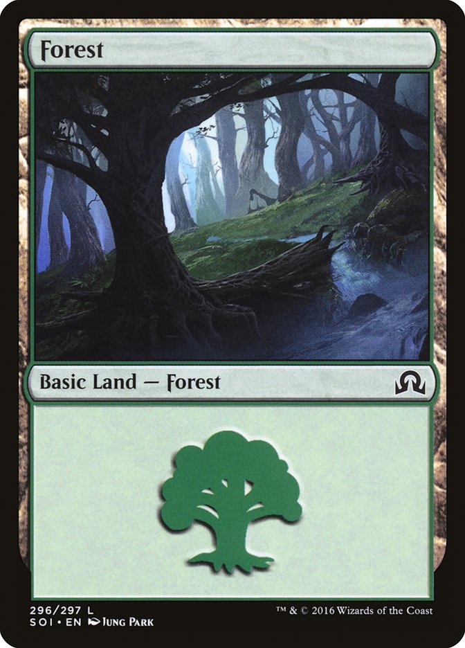 Forest (296) [Shadows over Innistrad] | Dragon's Lair Comics and Fantasy Houston TX