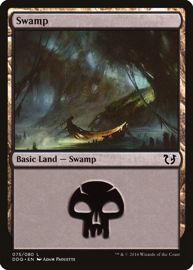 Swamp (75) [Duel Decks: Blessed vs. Cursed] | Dragon's Lair Comics and Fantasy Houston TX