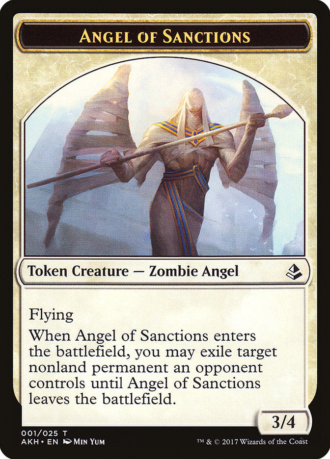 Angel of Sanctions // Drake Double-Sided Token [Amonkhet Tokens] | Dragon's Lair Comics and Fantasy Houston TX