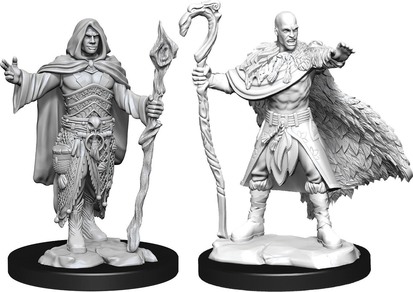 Wizkids  Dungeons and Dragons Nolzur`s Marvelous Unpainted Miniatures: W14 Human Druid Male | Dragon's Lair Comics and Fantasy Houston TX