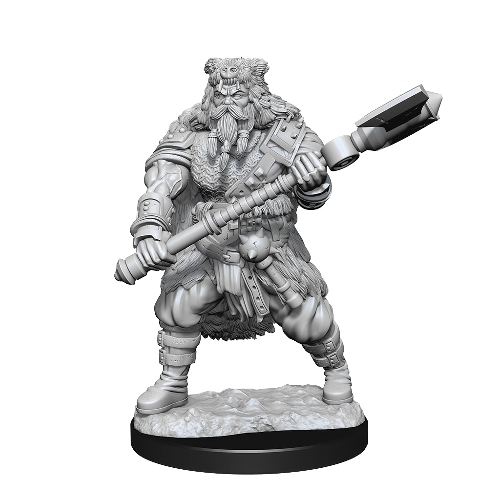 Wizkids  Dungeons and Dragons Nolzur`s Marvelous Unpainted Miniatures: W14 Human Barbarian Male | Dragon's Lair Comics and Fantasy Houston TX