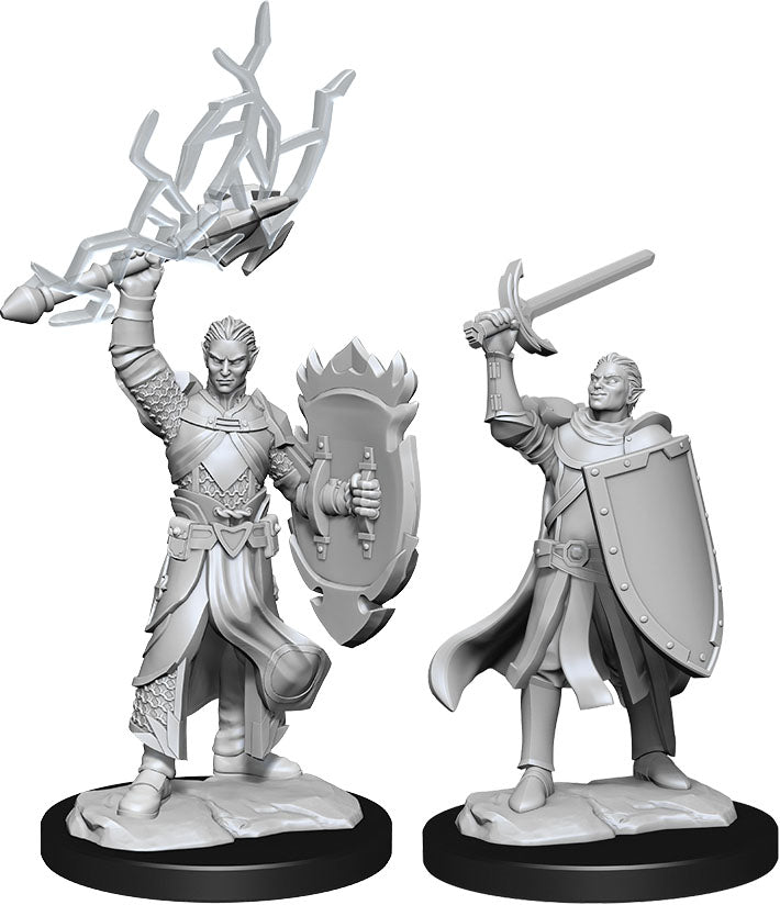 Wizkids  Dungeons and Dragons Nolzur`s Marvelous Unpainted Miniatures: W14 Half-Elf Paladin Male | Dragon's Lair Comics and Fantasy Houston TX