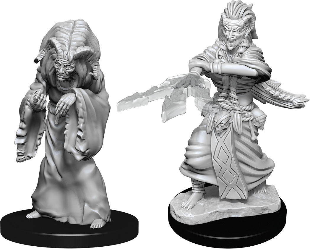 Wizkids  Dungeons and Dragons Nolzur`s Marvelous Unpainted Miniatures: W14 Night Hag & Dusk Hag | Dragon's Lair Comics and Fantasy Houston TX