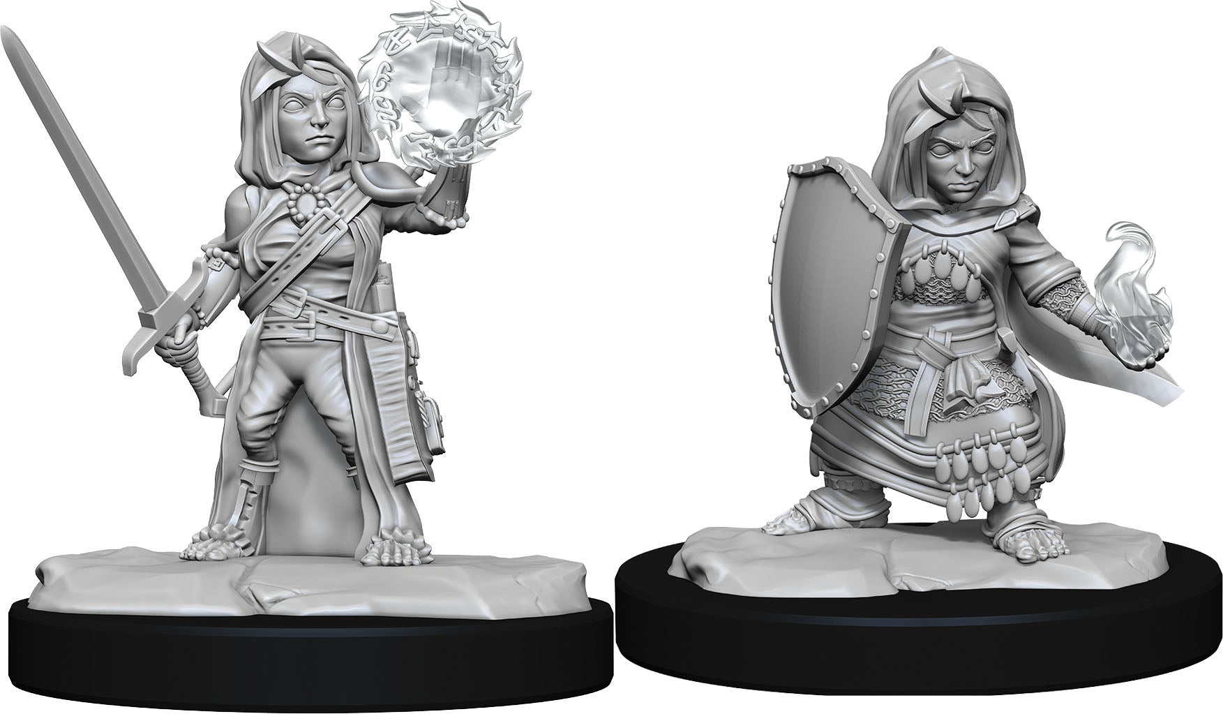 WizKids Wizkids Pathfinder Deep Cuts Unpainted Miniatures: W14 Halfling Cleric Female | Dragon's Lair Comics and Fantasy Houston TX