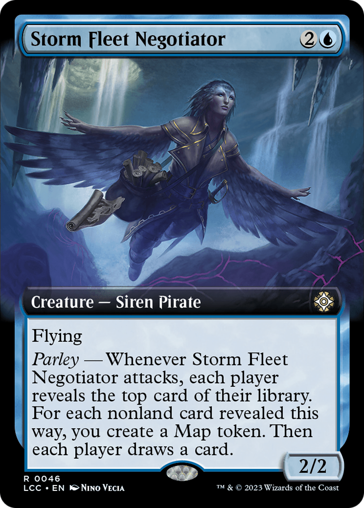 Storm Fleet Negotiator (Extended Art) [The Lost Caverns of Ixalan Commander] | Dragon's Lair Comics and Fantasy Houston TX