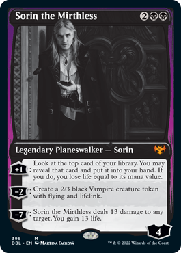 Sorin the Mirthless [Innistrad: Double Feature] | Dragon's Lair Comics and Fantasy Houston TX