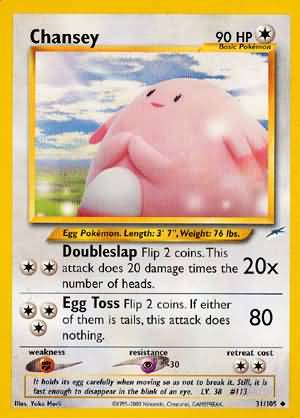 Chansey (31/105) [Neo Destiny Unlimited] | Dragon's Lair Comics and Fantasy Houston TX