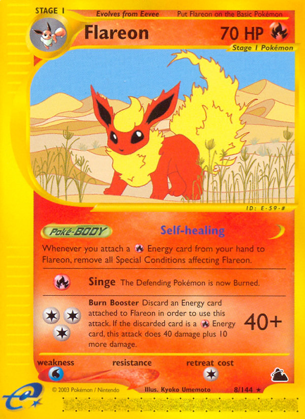 Flareon (8/144) [Skyridge] | Dragon's Lair Comics and Fantasy Houston TX