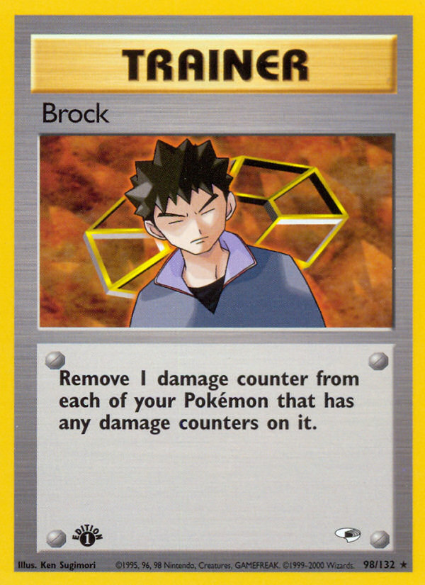 Brock (98/132) [Gym Heroes 1st Edition] | Dragon's Lair Comics and Fantasy Houston TX