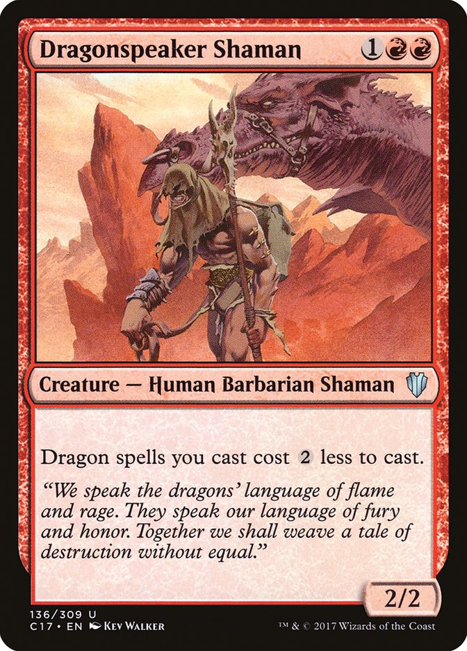 Dragonspeaker Shaman [Commander 2017] | Dragon's Lair Comics and Fantasy Houston TX