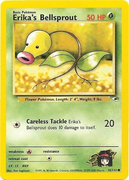 Erika's Bellsprout (76/132) [Gym Heroes Unlimited] | Dragon's Lair Comics and Fantasy Houston TX