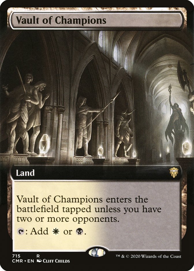 Vault of Champions (Extended Art) [Commander Legends] | Dragon's Lair Comics and Fantasy Houston TX