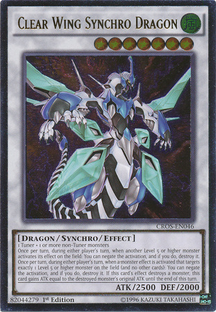 Clear Wing Synchro Dragon (UTR) [CROS-EN046] Ultimate Rare | Dragon's Lair Comics and Fantasy Houston TX