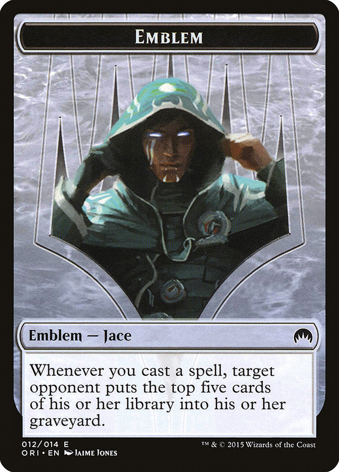 Jace, Telepath Unbound Emblem [Magic Origins Tokens] | Dragon's Lair Comics and Fantasy Houston TX