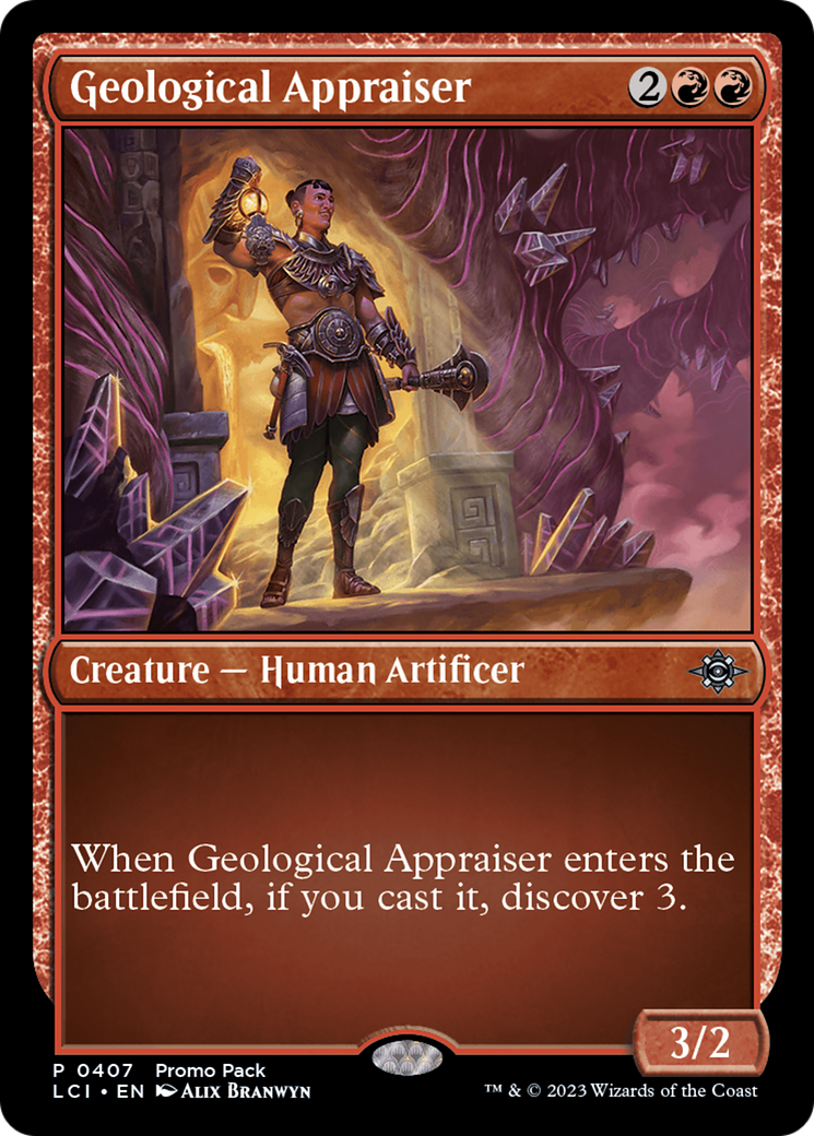 Geological Appraiser [The Lost Caverns of Ixalan Promos] | Dragon's Lair Comics and Fantasy Houston TX