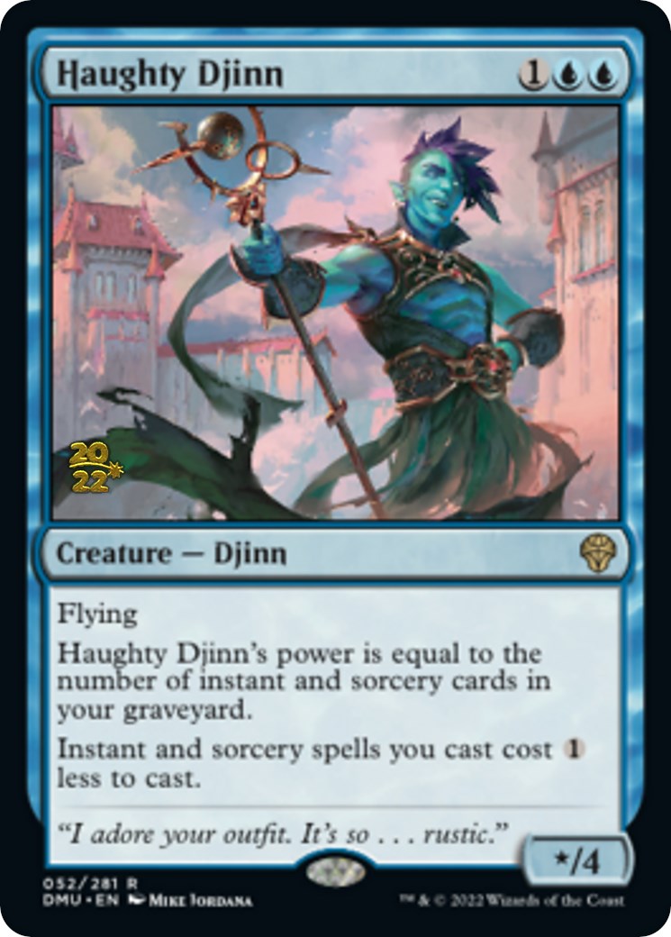 Haughty Djinn [Dominaria United Prerelease Promos] | Dragon's Lair Comics and Fantasy Houston TX