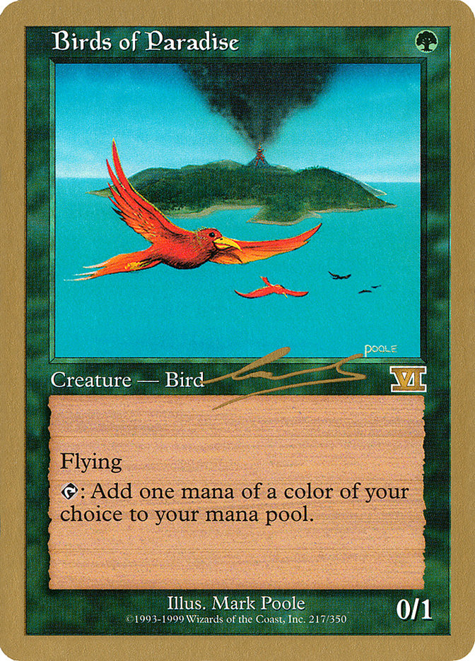 Birds of Paradise (Nicolas Labarre) [World Championship Decks 2000] | Dragon's Lair Comics and Fantasy Houston TX