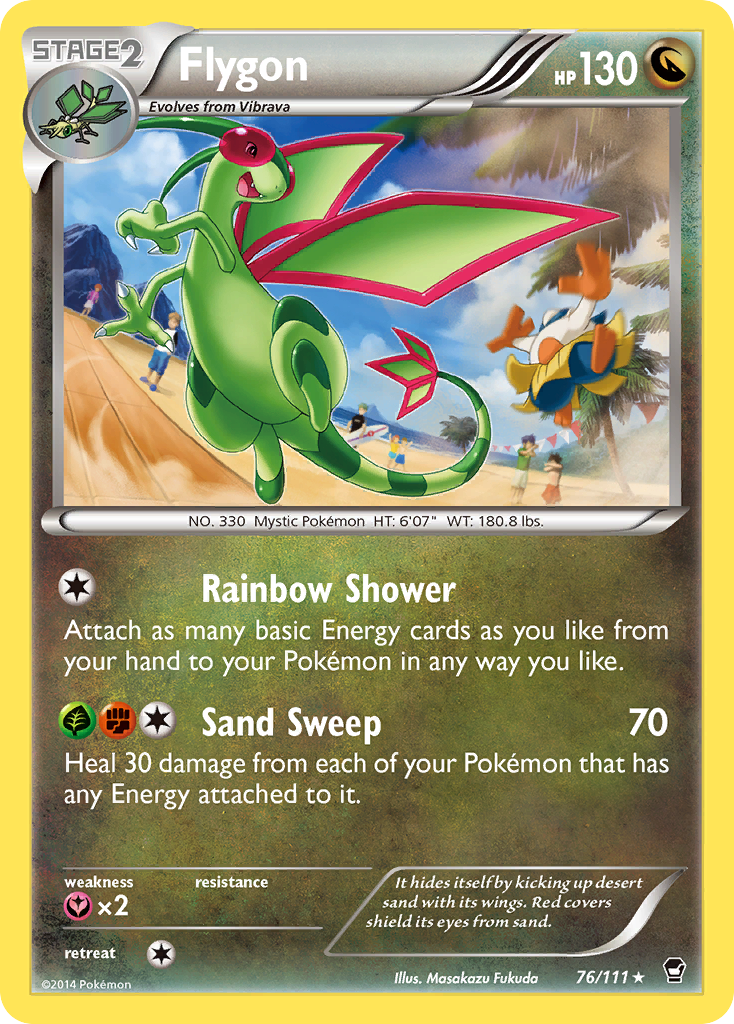 Flygon (76/111) [XY: Furious Fists] | Dragon's Lair Comics and Fantasy Houston TX