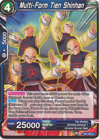 Multi-Form Tien Shinhan (TB1-033) [The Tournament of Power] | Dragon's Lair Comics and Fantasy Houston TX