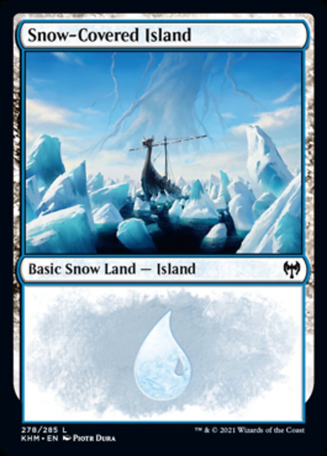 Snow-Covered Island (278) [Kaldheim] | Dragon's Lair Comics and Fantasy Houston TX