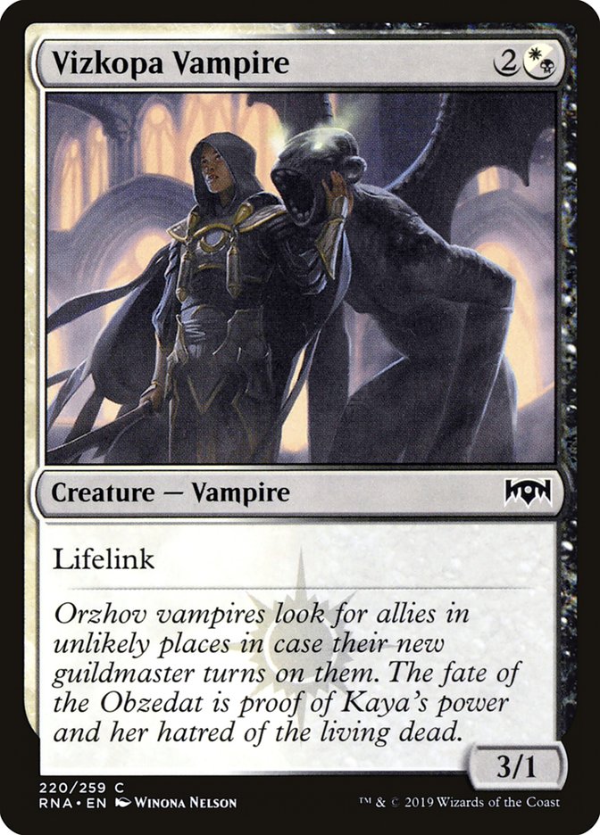 Vizkopa Vampire [Ravnica Allegiance] | Dragon's Lair Comics and Fantasy Houston TX