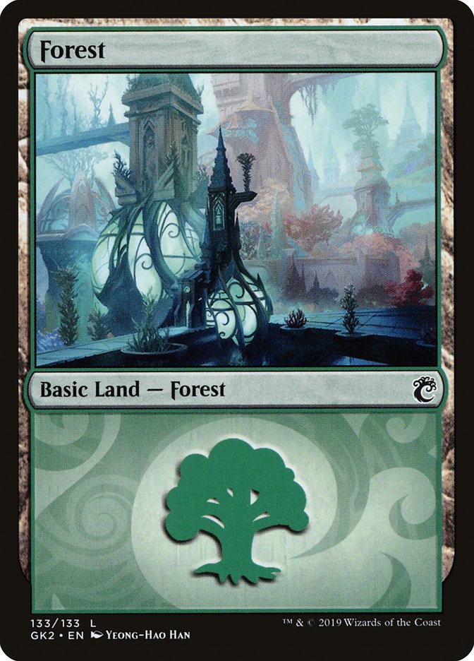 Forest (133) [Ravnica Allegiance Guild Kit] | Dragon's Lair Comics and Fantasy Houston TX