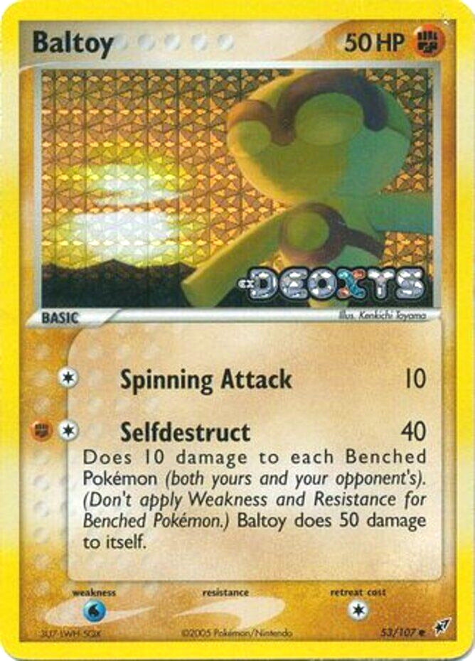 Baltoy (53/107) (Stamped) [EX: Deoxys] | Dragon's Lair Comics and Fantasy Houston TX