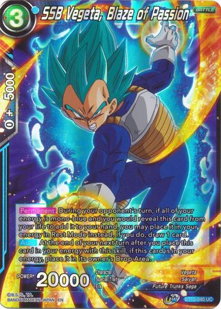 SSB Vegeta, Blaze of Passion (BT10-040) [Rise of the Unison Warrior] | Dragon's Lair Comics and Fantasy Houston TX