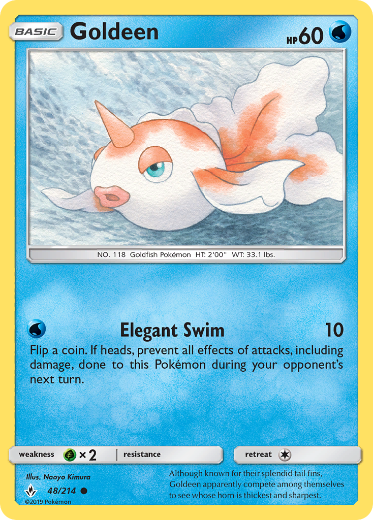 Goldeen (48/214) [Sun & Moon: Unbroken Bonds] | Dragon's Lair Comics and Fantasy Houston TX