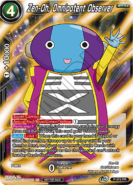 Zen-Oh, Omnipotent Observer (Unison Warrior Series Boost Tournament Pack Vol. 7) (P-373) [Tournament Promotion Cards] | Dragon's Lair Comics and Fantasy Houston TX