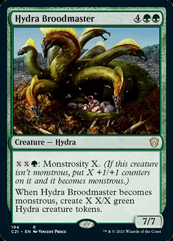 Hydra Broodmaster [Commander 2021] | Dragon's Lair Comics and Fantasy Houston TX