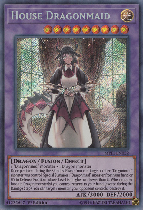 House Dragonmaid [MYFI-EN022] Secret Rare | Dragon's Lair Comics and Fantasy Houston TX