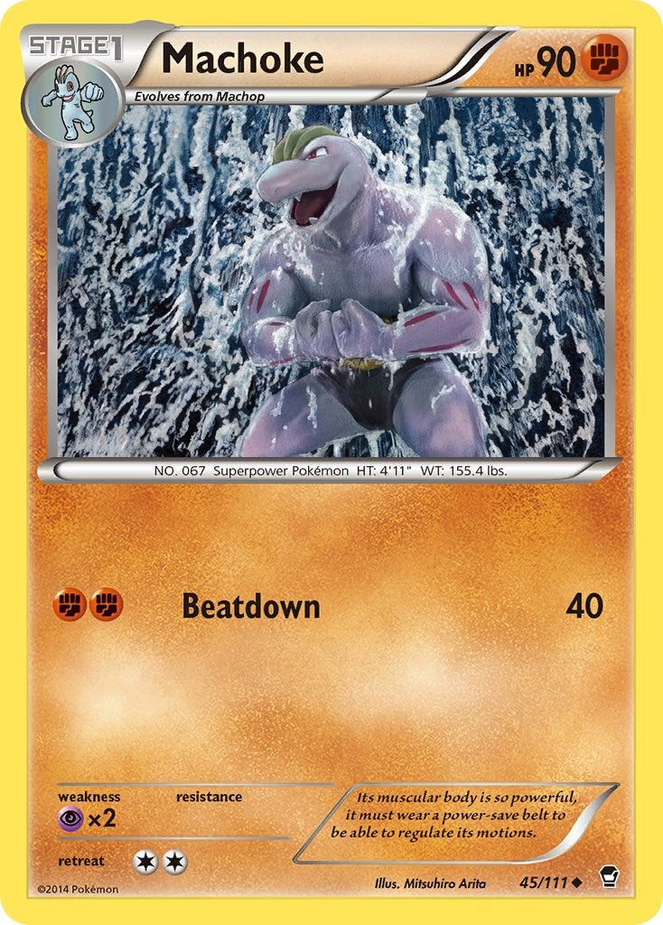 Machoke (45/111) [XY: Furious Fists] | Dragon's Lair Comics and Fantasy Houston TX