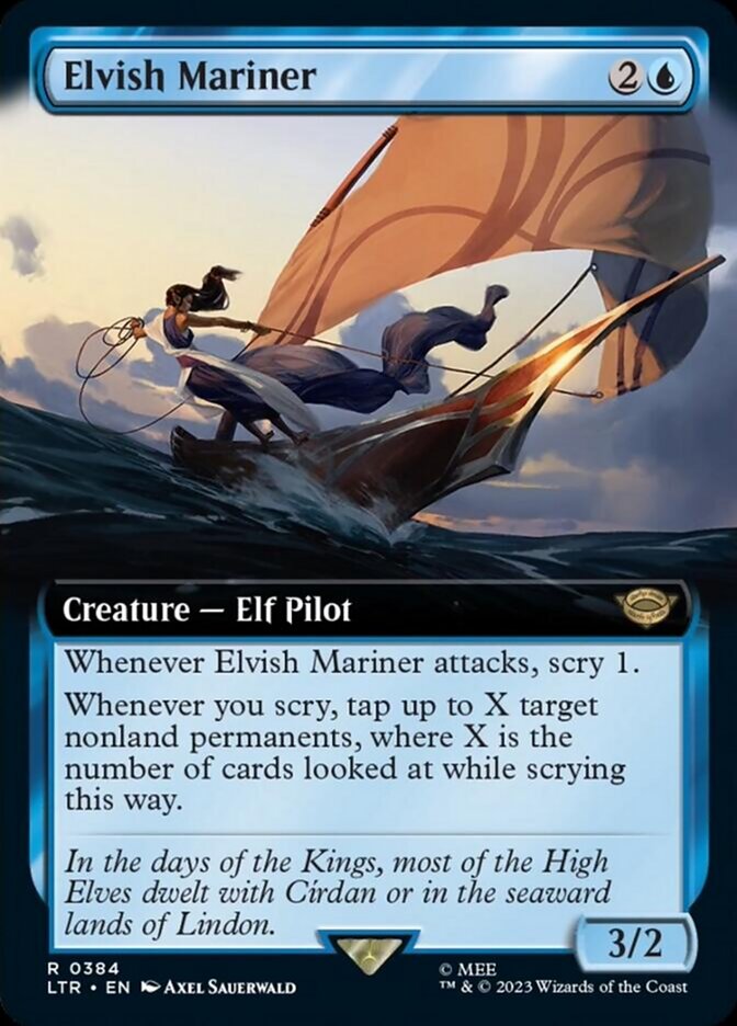 Elvish Mariner (Extended Art) [The Lord of the Rings: Tales of Middle-Earth] | Dragon's Lair Comics and Fantasy Houston TX