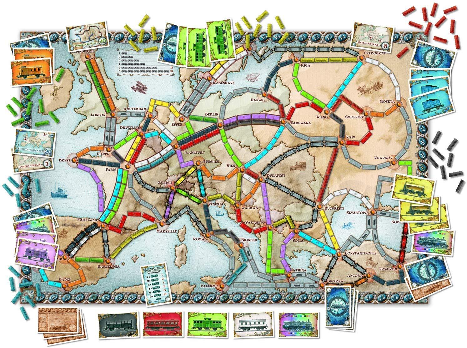 Ticket to Ride Europe | Dragon's Lair Comics and Fantasy Houston TX