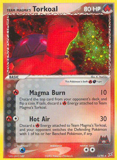 Team Magma's Torkoal (12/95) [EX: Team Magma vs Team Aqua] | Dragon's Lair Comics and Fantasy Houston TX