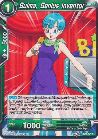 Bulma, Genius Inventor (DB1-047) [Dragon Brawl] | Dragon's Lair Comics and Fantasy Houston TX