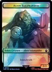 Dalek // Alien Salamander Double-Sided Token (Surge Foil) [Doctor Who Tokens] | Dragon's Lair Comics and Fantasy Houston TX