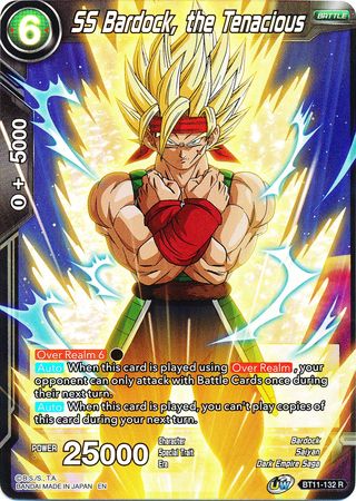 SS Bardock, the Tenacious (BT11-132) [Vermilion Bloodline 2nd Edition] | Dragon's Lair Comics and Fantasy Houston TX