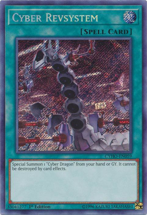 Cyber Revsystem [CYHO-EN059] Secret Rare | Dragon's Lair Comics and Fantasy Houston TX