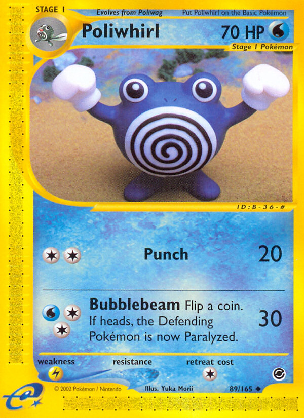 Poliwhirl (89/165) [Expedition: Base Set] | Dragon's Lair Comics and Fantasy Houston TX