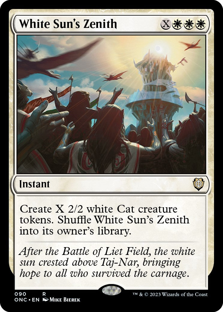 White Sun's Zenith [Phyrexia: All Will Be One Commander] | Dragon's Lair Comics and Fantasy Houston TX