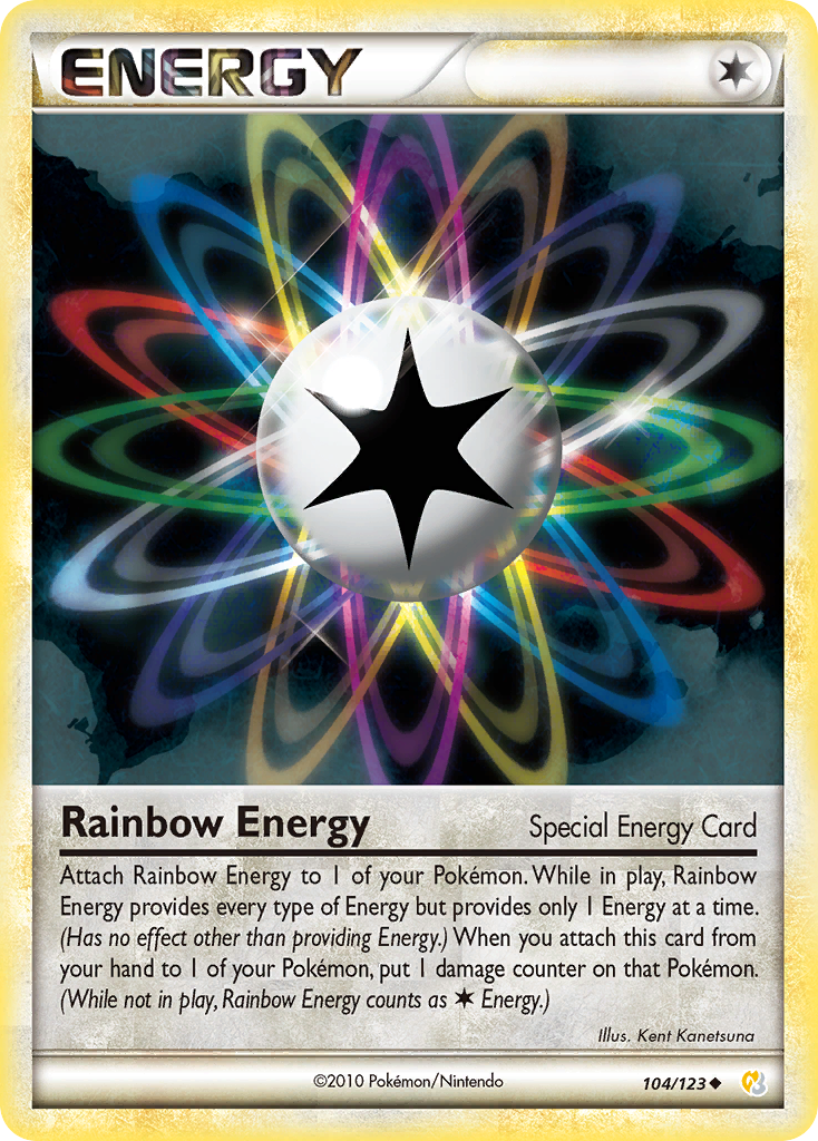 Rainbow Energy (104/123) [HeartGold & SoulSilver: Base Set] | Dragon's Lair Comics and Fantasy Houston TX