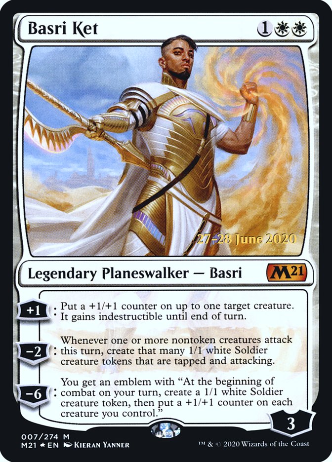 Basri Ket [Core Set 2021 Prerelease Promos] | Dragon's Lair Comics and Fantasy Houston TX