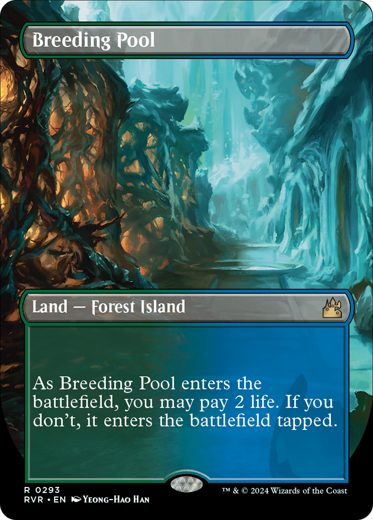 Breeding Pool (Borderless) [Ravnica Remastered] | Dragon's Lair Comics and Fantasy Houston TX