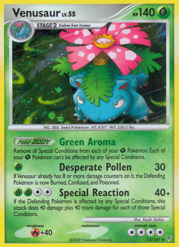 Venusaur (13/147) (Theme Deck Exclusive) [Platinum: Supreme Victors] | Dragon's Lair Comics and Fantasy Houston TX