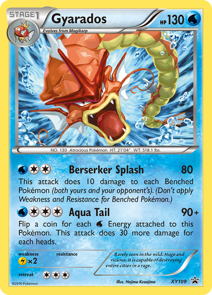 Gyarados (XY109) [XY: Black Star Promos] | Dragon's Lair Comics and Fantasy Houston TX