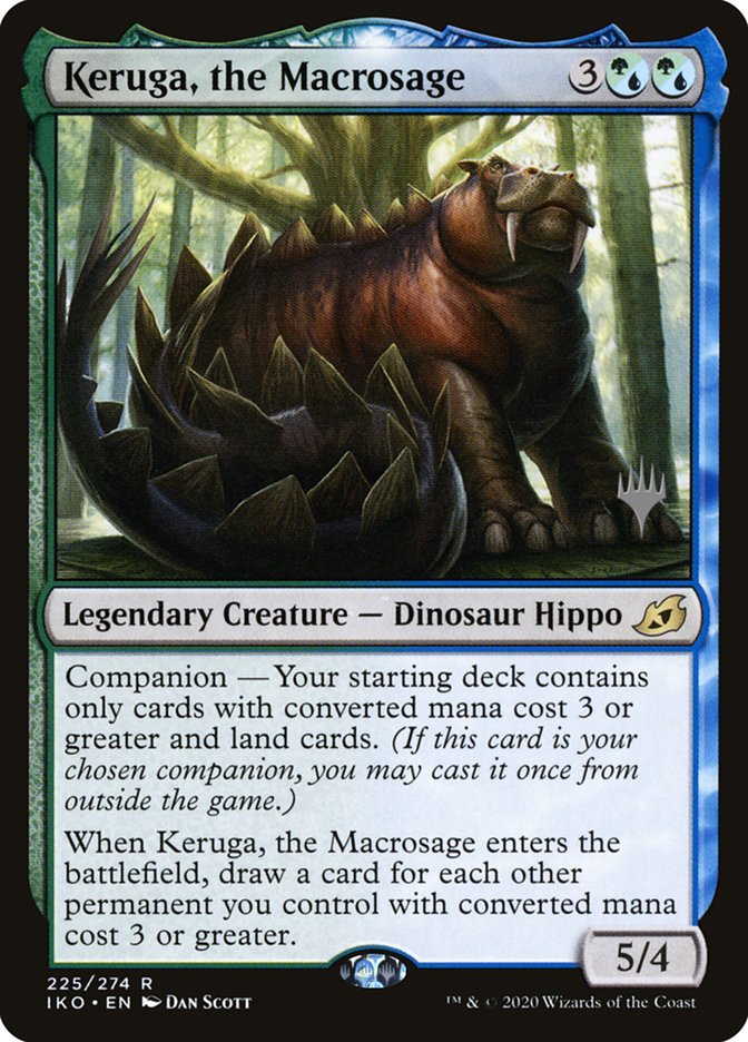 Keruga, the Macrosage (Promo Pack) [Ikoria: Lair of Behemoths Promos] | Dragon's Lair Comics and Fantasy Houston TX